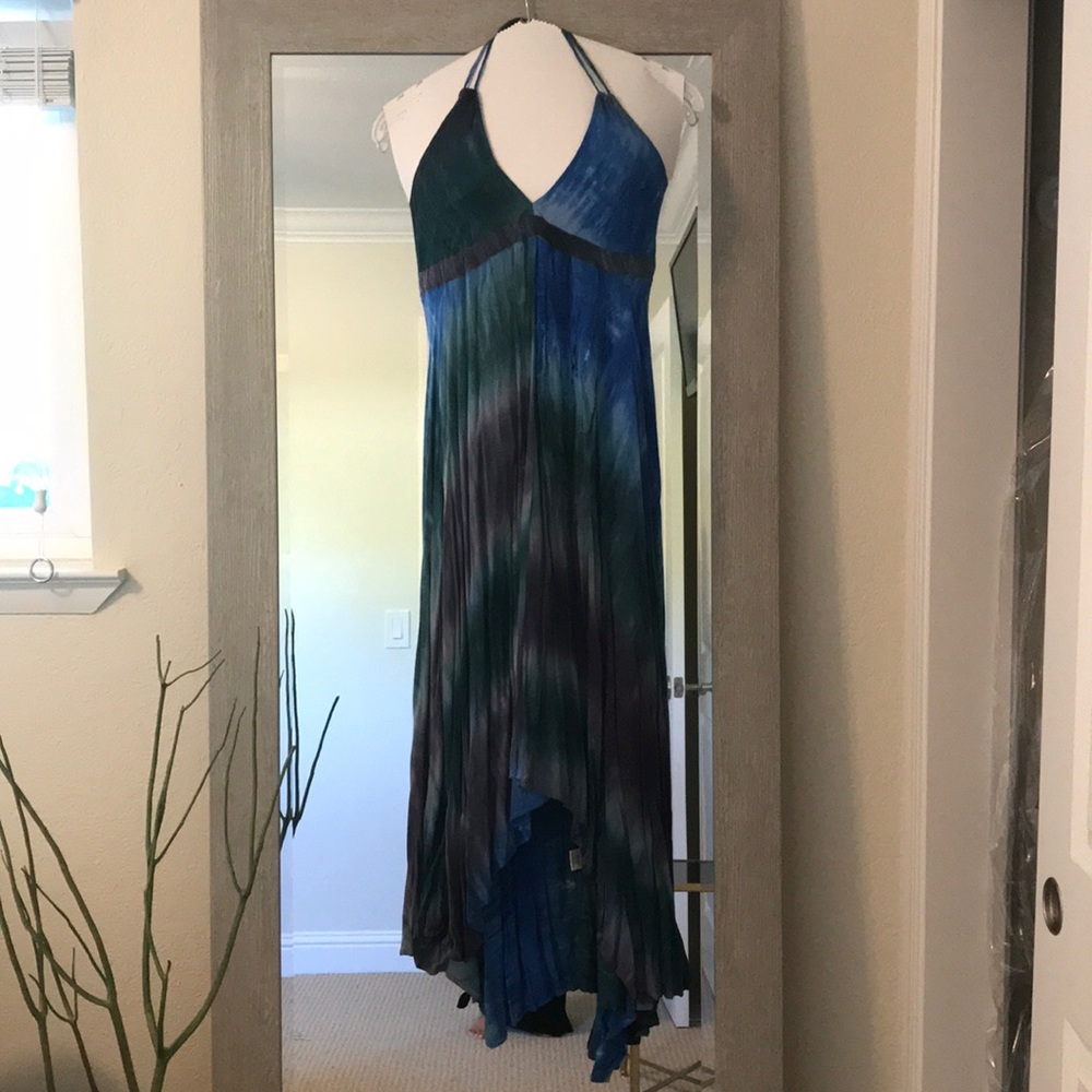 LOVESTITCH high-low tie dye maxi dress